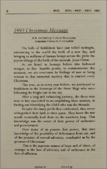 1993 Christmas Message