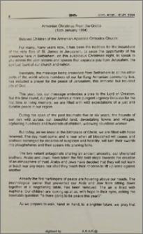 Armenian Christmas From the Grotto (18th january 1994)