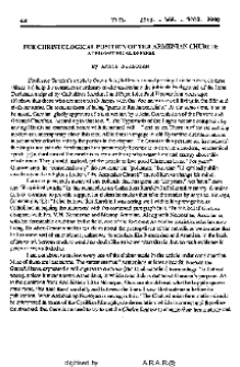 The Christological position of the Armenian church: A philosophical defence