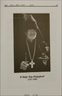 Հանգիստ Տ. Ոսկի Վրդ. Որդիքեանի (1925-2006)