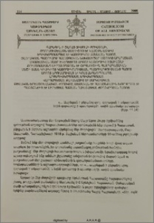 Հայրապետական Կոնդակ Սարդարապատի 90-ամեայ Յոբելեանի առիթով