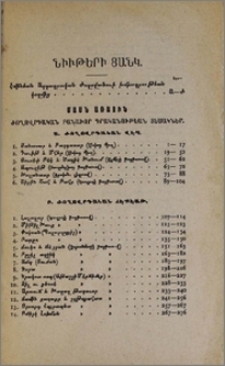 Նիւթերի ցանկ