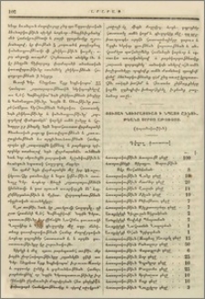 Ցուցակ նուիրատուաց ի նպաստ շինութեան Սրբոյ Աթոռոյս