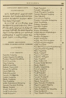 Ցուցակ նուիրատուաց ի նպաստ շինութեանց Մայր Աթոռոյս