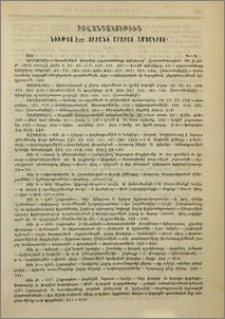Բովանդակութիւն նիւթոց Է-րդ շրջանի Արարատ ամսագրոյ