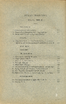 Բովանդակութիւն մարտ 1905 թ.