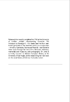 Situating Tsitsernakaberd: The Armenian Genocide Museum in a Global Context