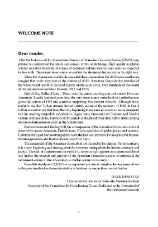 Welcome Note