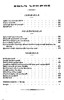 Ցանկ Նիւթոց
