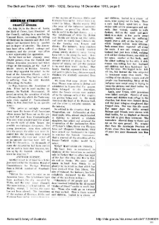 Armenian Atrocities (The Bathurst Times, 1915-12-18)