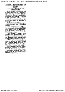 Armenia devastated by Turks (Kerang New Times, 1915-09-28)