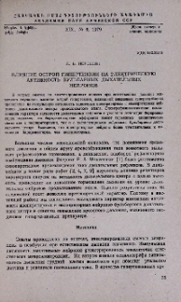 Влияние острой гипертензии на электрическую активность бульбарных дыхательных нейронов