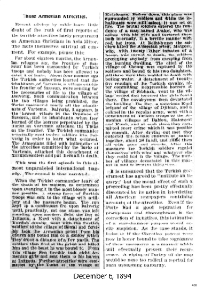 Those Armenian atrocities (The Scranton Tribune)
