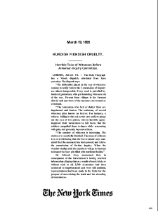 Kurdish fiendish cruelty (New York Times)