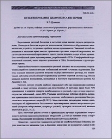 Культивирование циамопсиса без почвы