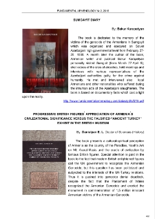 Danielyan E. L., Progressive British Figures' appreciation of Armenia’s civilizational significance Versus the falsified “Ancient Turkey” exhibit in the British Museum