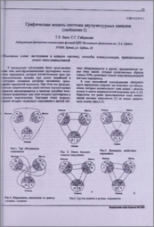 Графическая модель системы акупунктурных каналов (сообщение 5)