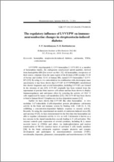 The regulatory influence of LVVYPW on immuneneuroendocrine changes in streptozotocin-induced diabetes