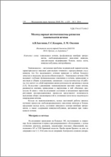 Молекулярные патомеханизмы развития эхинококкоза печени