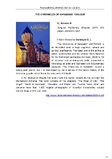 Baratov B., The Chronicles of Karabakh. 1989-2009