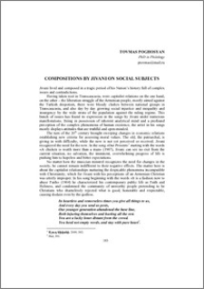 Compositions by Jivani on social subjects