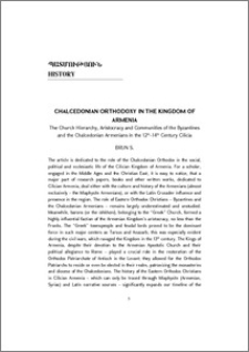 Chalcedonian Orthodoxy in the Kingdom of Armenia