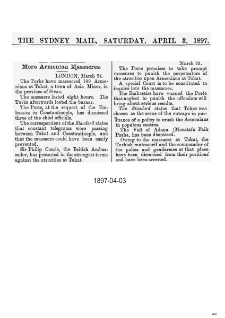 More Armenian Massacres (The Sydney Mail)