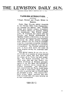 Turkish atrocities (The Lewiston Daily Sun)
