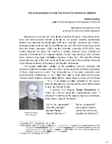 The Adana Massacre And The People’s Historical Memory